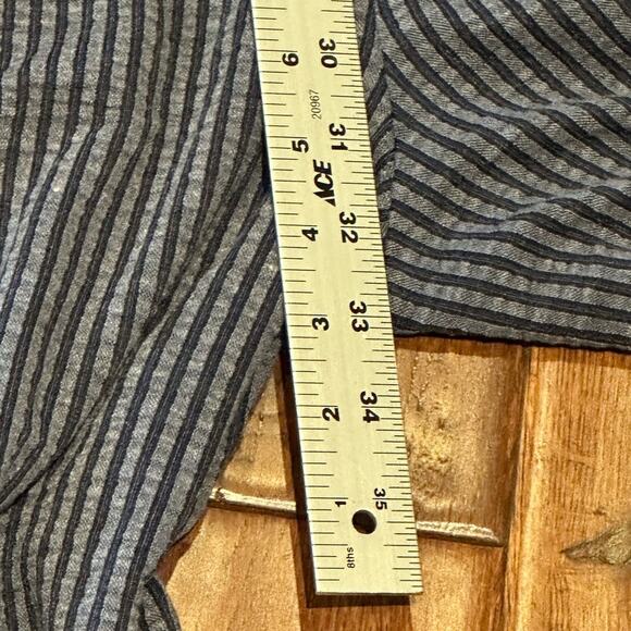 Hayden Women’s XXXL Blue Striped Jumpsuit Button Down and Tie Belt NWT - Picture 7 of 8